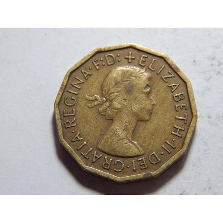 Anglie 3 Pence 1962 XF č37252 