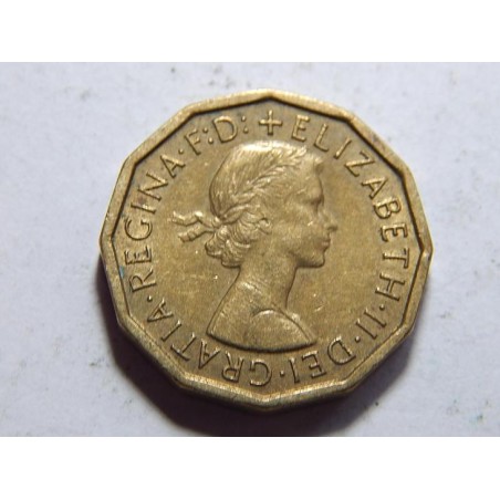Anglie 3 Pence 1964 XF-UNC č38372 