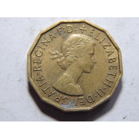 Anglie 3 Pence 1967 XF-UNC č37151 