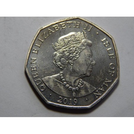 Isle of Man 50 Pence 2019 Wendy UNC č39712