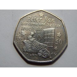 Isle of Man 50 Pence 2019 Wendy UNC č39712