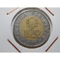Portugalsko 100 Escudos 1992 XF č00310 
