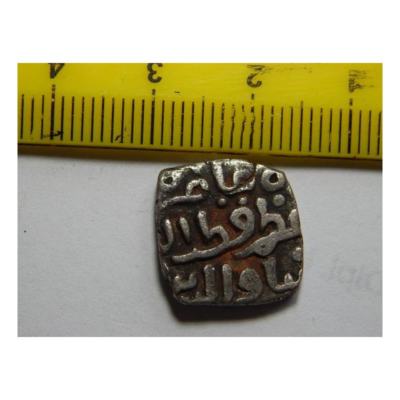 Delhi Sultan Mubarak Shah 8 Gani Ag 3.40 g 15mm č00386 Delhi Sultan Mubarak Shah 8 Gani Ag 3.40 g 15mm č00386