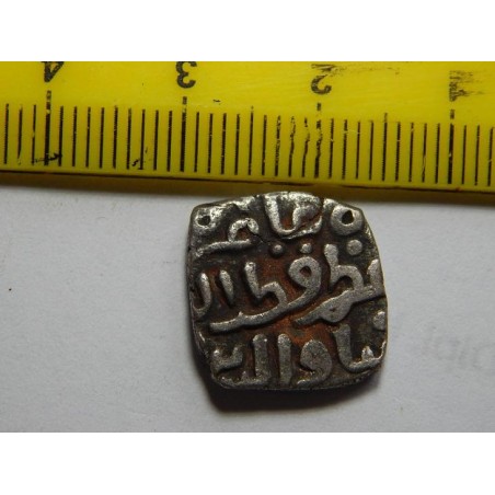Delhi Sultan Mubarak Shah 8 Gani Ag 3.40 g 15mm č00386