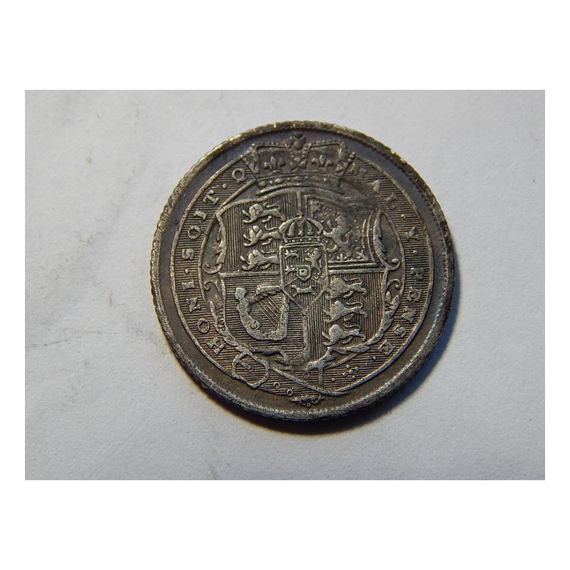 Anglie 6 Pence 1816 Ag XF č00392 Anglie 6 Pence 1816 Ag XF č00392