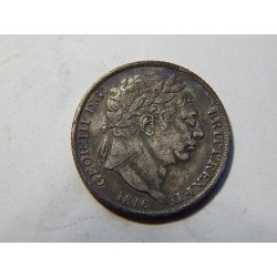 Anglie 6 Pence 1816 Ag XF č00392