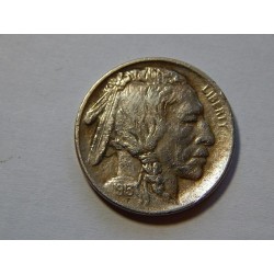 USA 5 Cents 1913 RAISED ground ! buffalo VF-XF č00403
