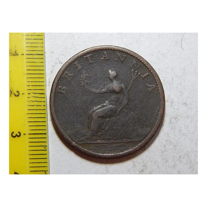 Anglie ½ Penny 1807 VF č44069 Anglie ½ Penny 1807 VF č44069