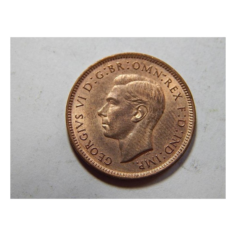 Anglie 1 Farthing 1943 UNC č39747 Anglie 1 Farthing 1943 UNC č39747