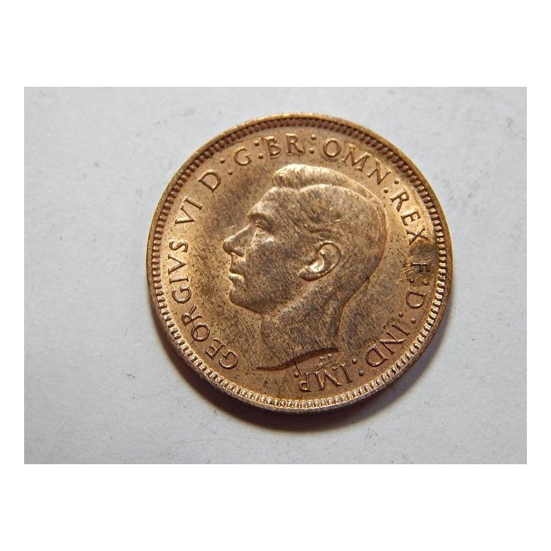 Anglie 1 Farthing 1942 UNC č39750 Anglie 1 Farthing 1942 UNC č39750