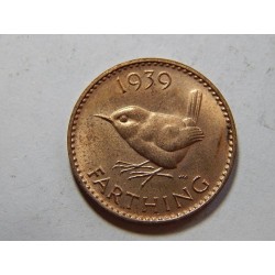 Anglie 1 Farthing 1939 UNC č39749