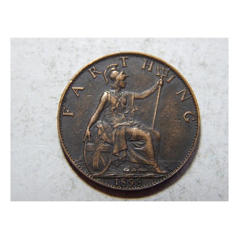 Anglie 1 Farthing 1898 UNC č44078 Anglie 1 Farthing 1898 UNC č44078