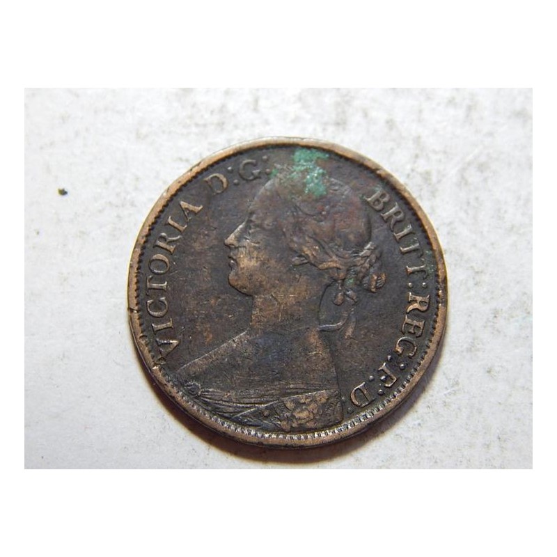 Anglie 1 Farthing 1862 VF č44086 Anglie 1 Farthing 1862 VF č44086