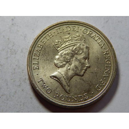 Anglie 2 Pounds 1989 XF-UNC č39813