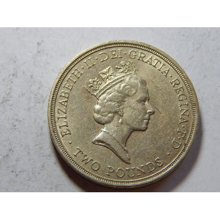 Anglie 2 Pounds 1986 XF-UNC č39812