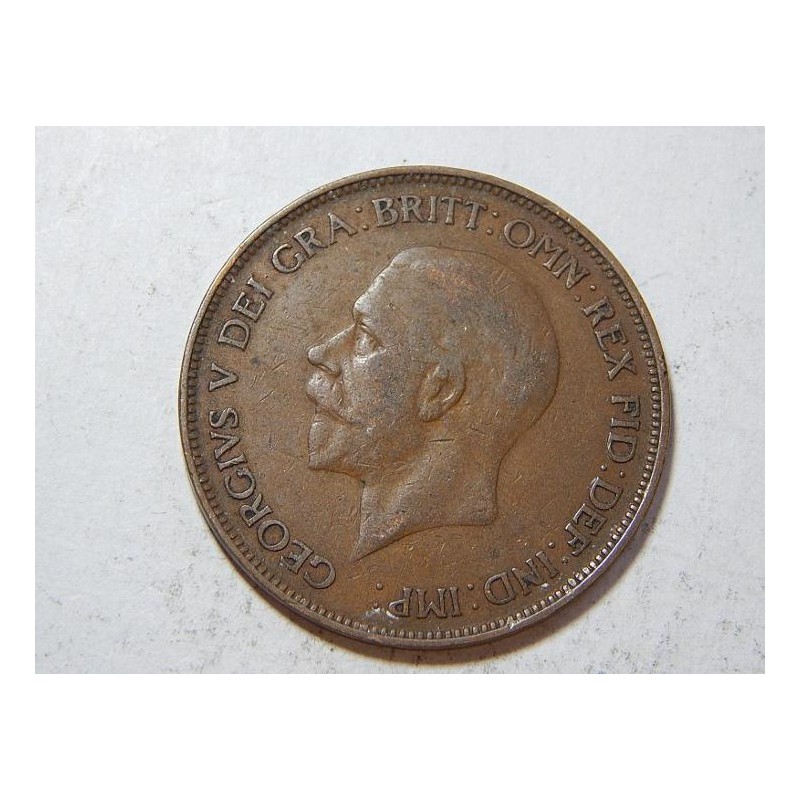 Anglie 1 Penny 1929 XF č44035 Anglie 1 Penny 1929 XF č44035