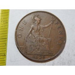 Anglie 1 Penny 1929 XF č44035