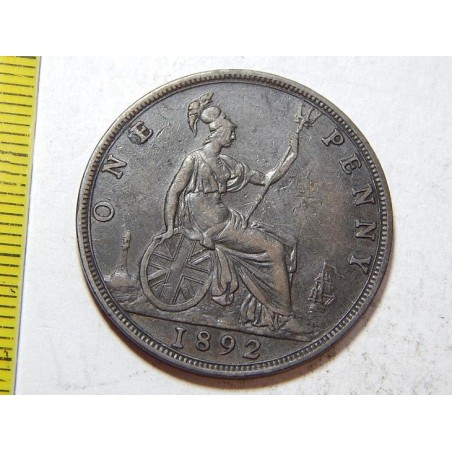 Anglie 1 Penny 1892 XF č44040