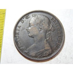 Anglie 1 Penny 1892 XF č44040