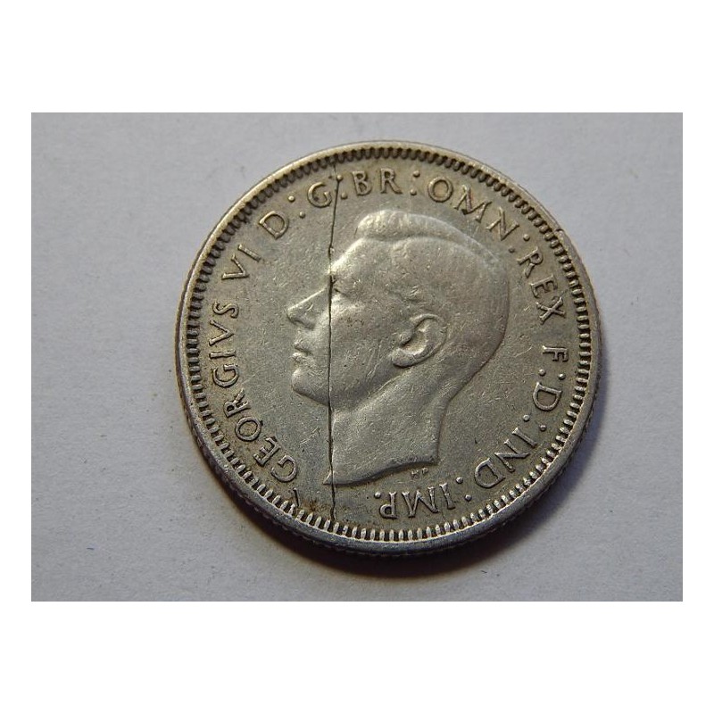 Austrálie 1 Shilling 1944 Ag VF č39407 Austrálie 1 Shilling 1944 Ag VF č39407