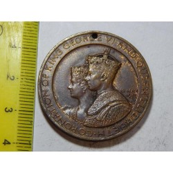 Anglie korunovační medaile 1937 XF č39207