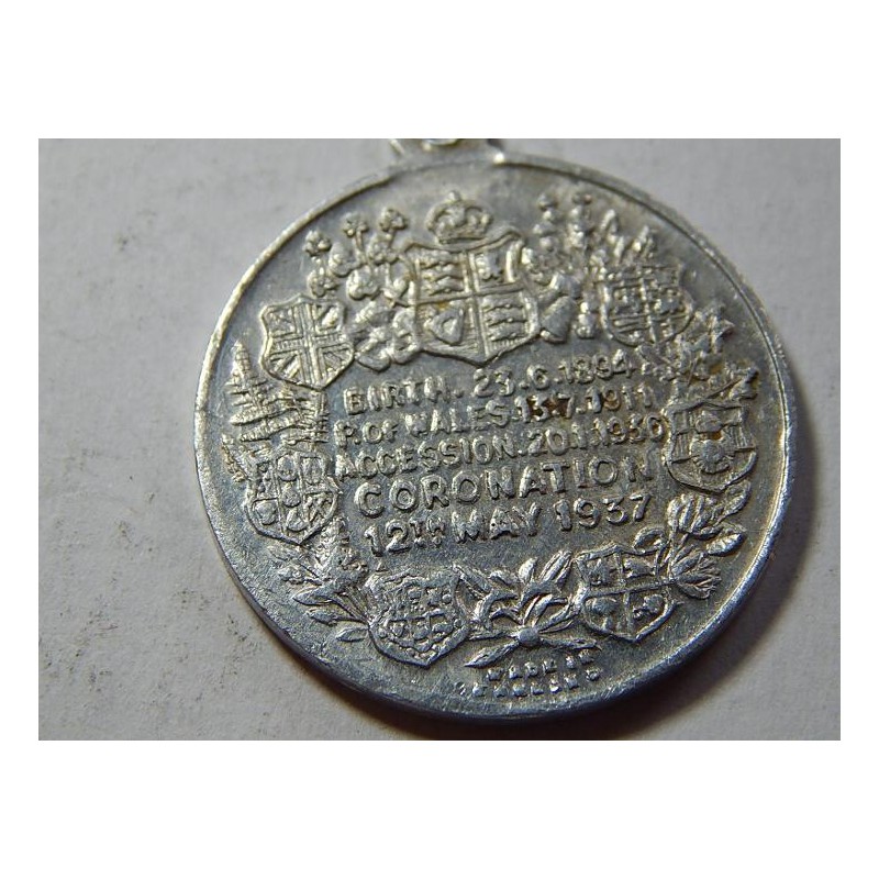 Anglie Edward VIII. medaile 1937 Al VF č39774 Anglie Edward VIII. medaile 1937 Al VF č39774