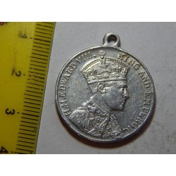 Anglie Edward VIII. medaile 1937 Al VF č39774
