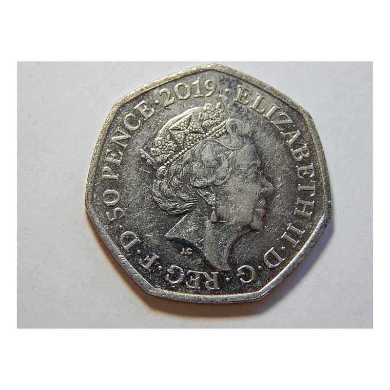 Anglie 50 Pence 2019 Paddington XF-UNC č44158 Anglie 50 Pence 2019 Paddington XF-UNC č44158