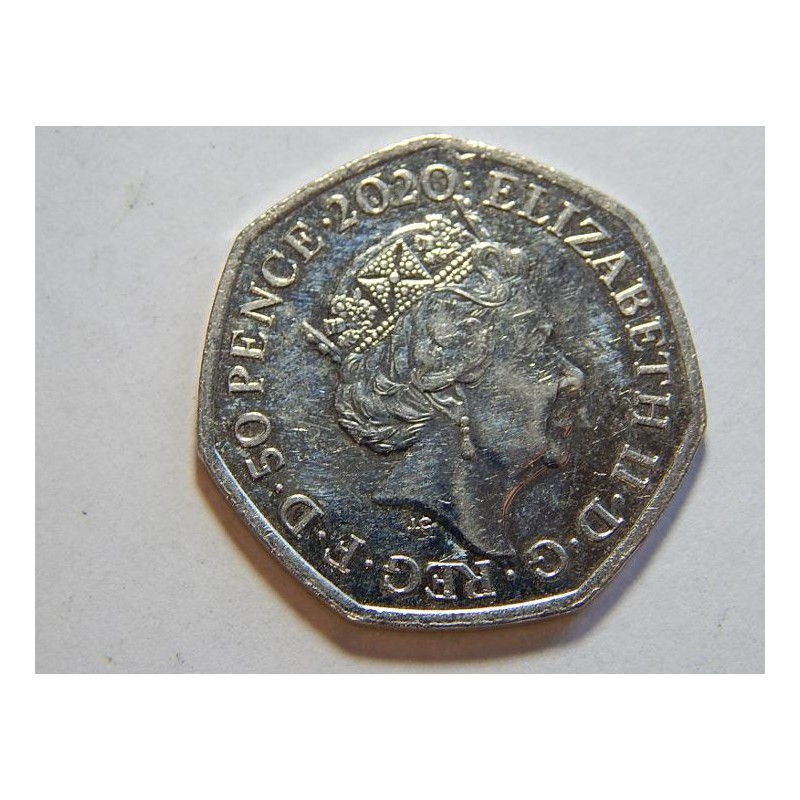 Anglie 50 Pence 2020 Peace UNC č44162 Anglie 50 Pence 2020 Peace UNC č44162