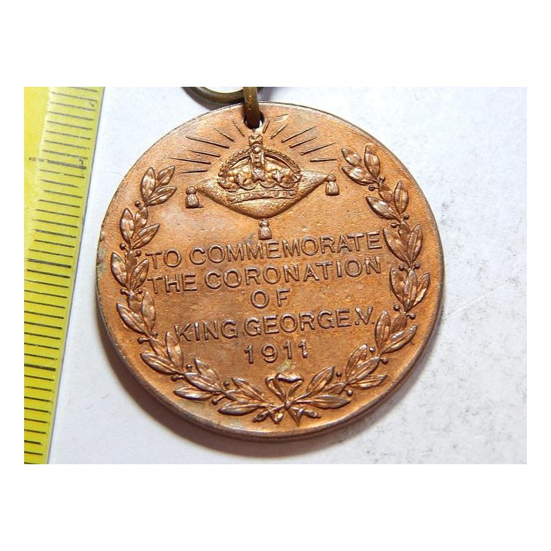 Anglie medaile Georg V. brozn XF čŠU005 Anglie medaile Georg V. brozn XF čŠU005