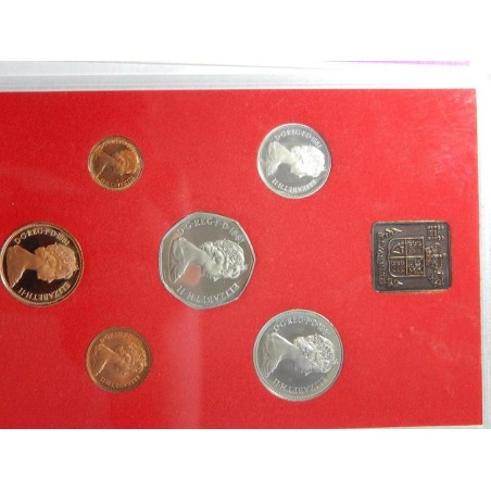 Anglie sada mincí 1981 PROOF ve fodleru čŠU004