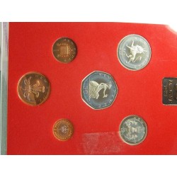 Anglie sada mincí 1981 PROOF ve fodleru čŠU004