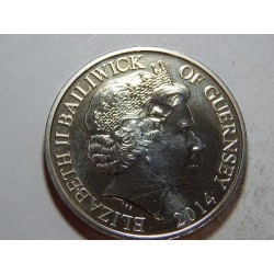 Guernsey 5 Pounds 2014 PROOF č39218