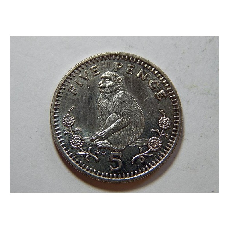 Gibraltar 5 Pence 1988 UNC č39663 Gibraltar 5 Pence 1988 UNC č39663