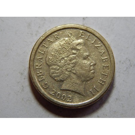 Gibraltar 1 Pound 2002 VF-XF č39796