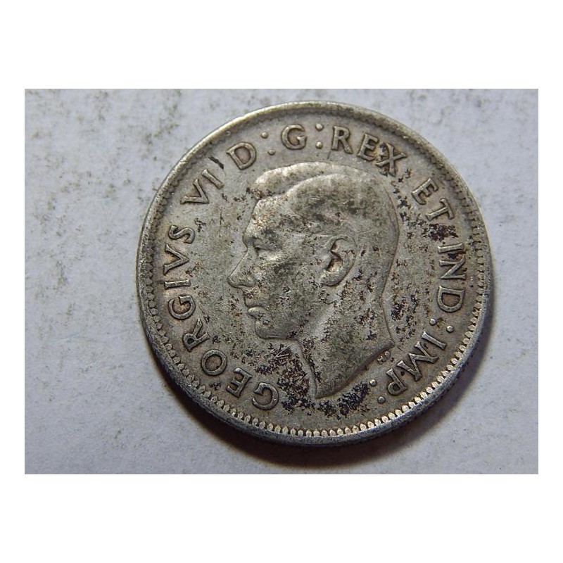Kanada 25 Cents 1941 Ag VF-XF č44114 Kanada 25 Cents 1941 Ag VF-XF č44114