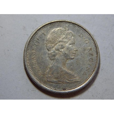 Kanada 25 Cents 1968 Ag XF č39767