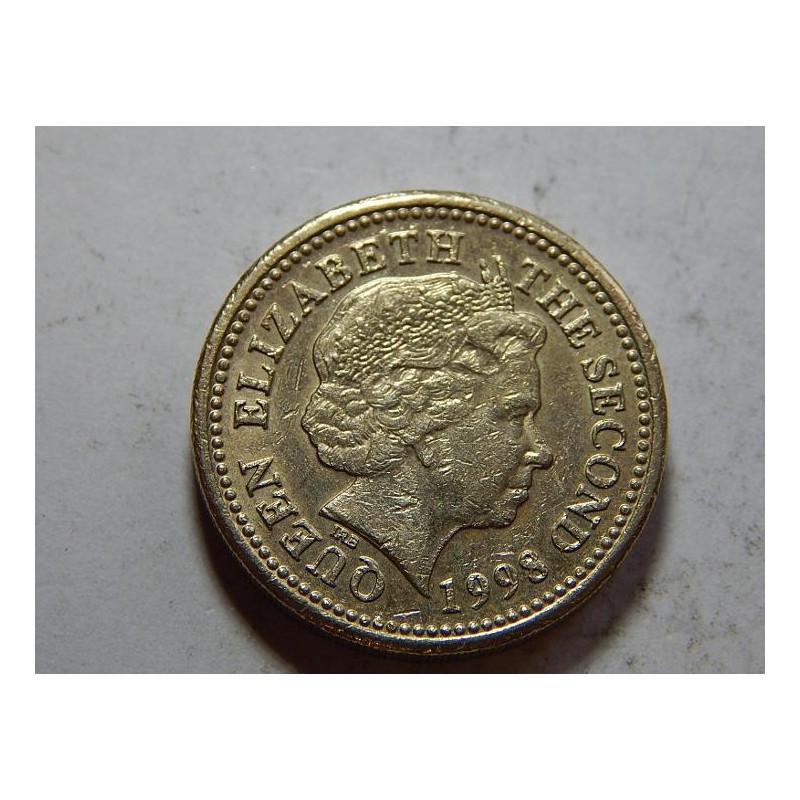 Jersey 1 Pound 1998 VF č39787 Jersey 1 Pound 1998 VF č39787