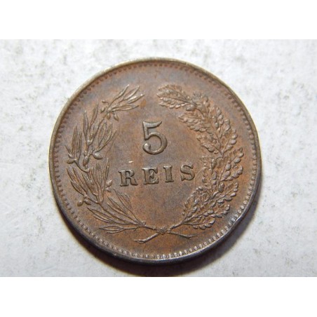 Portugalsko 5 Reis 1899 UNC č44076