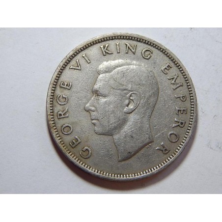 New Zealand ½ Crown 1947 XF čč39675