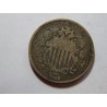 USA 5 Cents 1869 Indián VF č39751