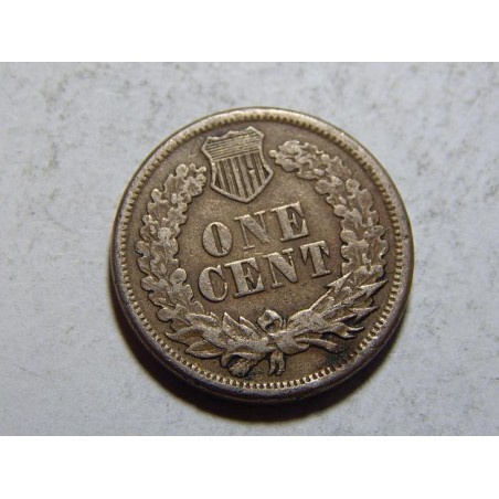 USA 1 Cent 1863 Indián XF č44131