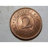 Seychelly 2 Cents 1968 RRR UNC č44129