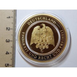 Německo pozlacená medaile Deutsche Einheit 1990-2020 čŠU022