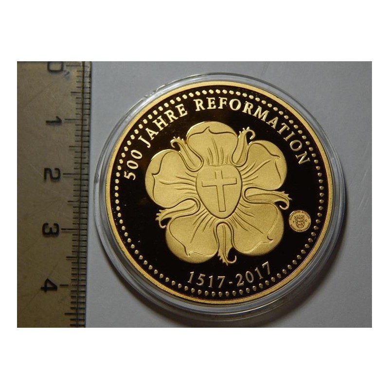 Německo pozlacená medaile Dr Thesenanschlad 2017 PROOF čŠU022 Německo pozlacená medaile Dr Thesenanschlad 2017 PROOF čŠU022