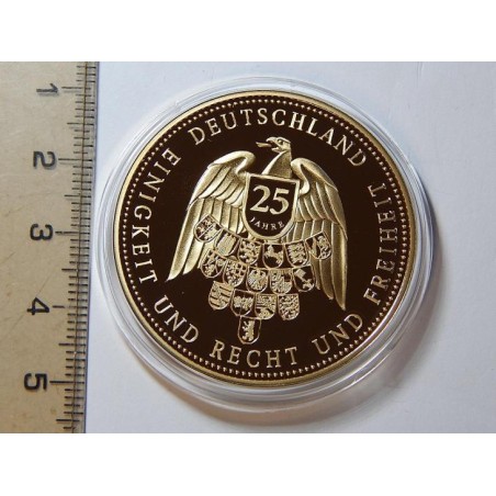 Německo pozlacená medaile Frauenkirche 2015 PROOF čŠU021