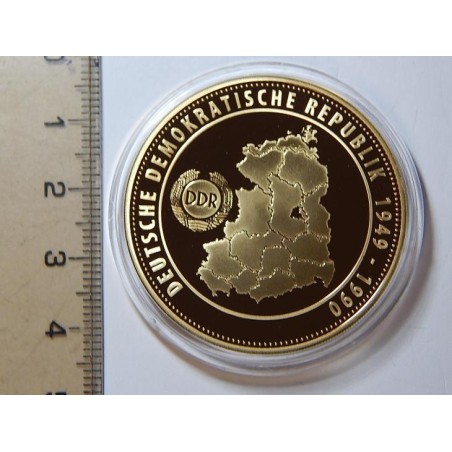 Německo pozlacená medaile Leipzig 1989 PROOF čŠU021