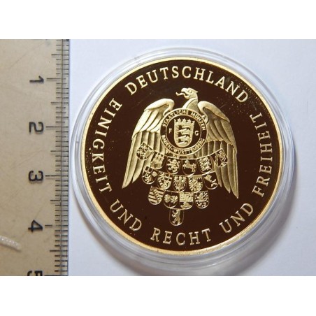 Německo pozlacená medaile ST. Michaelis hamburg PROOF čŠU023