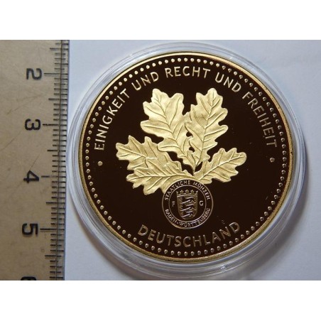 Německo pozlacená medaile Wilhelm von Humboldt 1767-1835 PROOF čŠU023