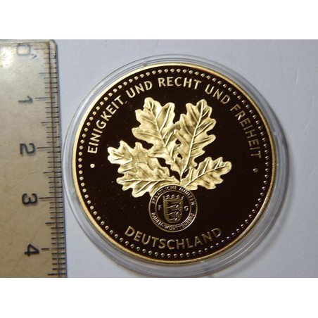 Německo pozlacená medaile Otto von Bismarck 1815-1898 PROOF čŠU022